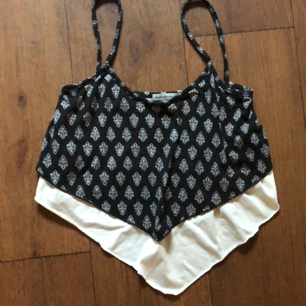 Fun black crop top